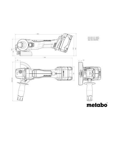 Szlifierka kątowa W 18 L BL 9-125 (Carcass)