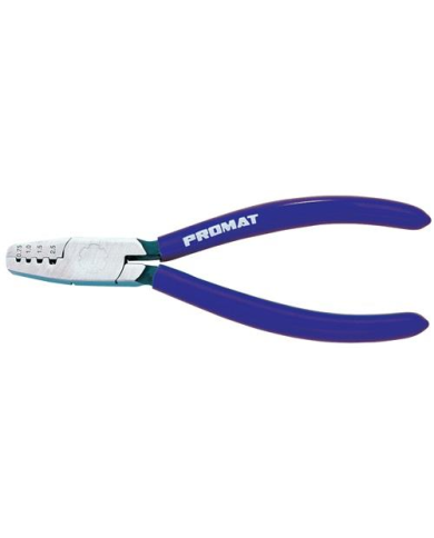 Szczypce do zaciskania końcówek tulejk  145 mm