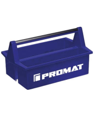 Skrzynka narzędziowa 420x120mm 2 półki tworzywo