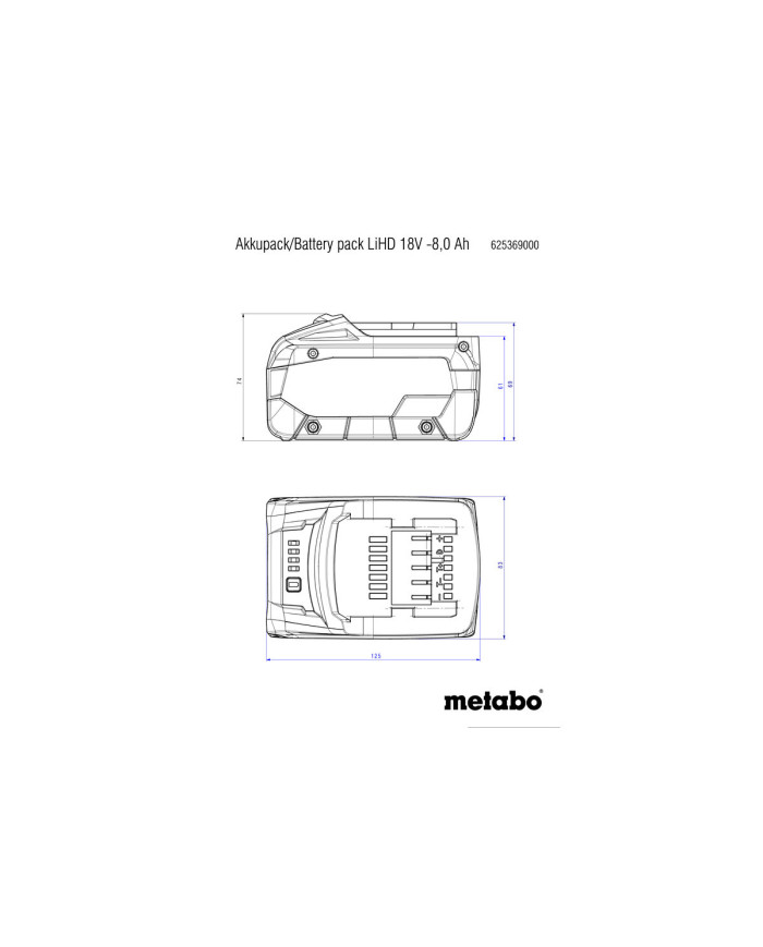 Akumulator LIHD 10 Ah 18V 