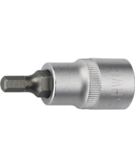 Klucz nasadowy 1/2" wewn.6-kąt 10mm dł.55mm