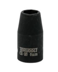 Nasadka udarowa cienkościenna z chwytem 1/4" 6 mm