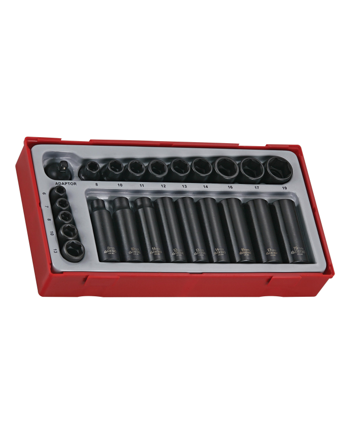 24-elementowy zestaw nasadek udarowych