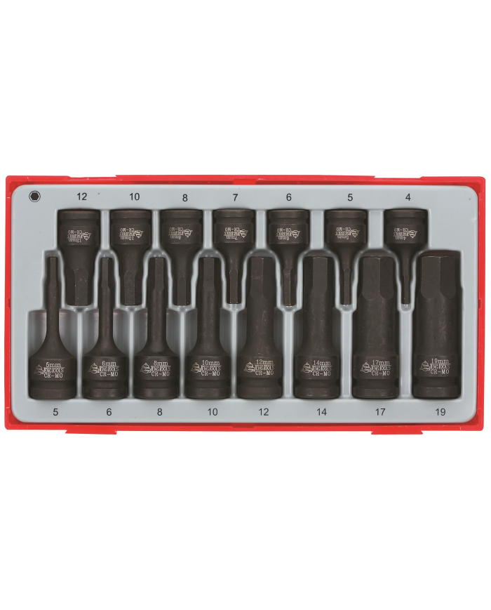 15-element zestaw nasadek maszynowych trzpien.