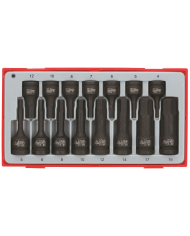 15-element zestaw nasadek maszynowych trzpien.