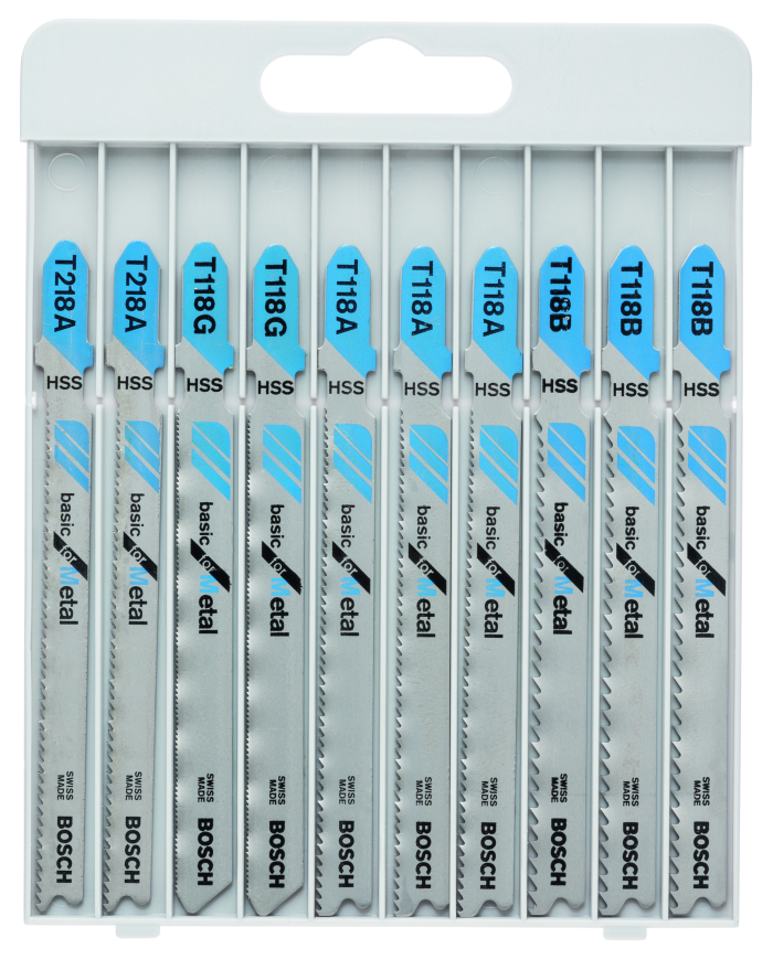 10-częściowy zestaw brzeszczotów do wyrzynarek Bas