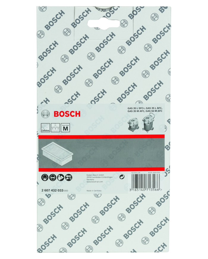 FILTR FAŁDOWANY CELULOZA GAS35,55