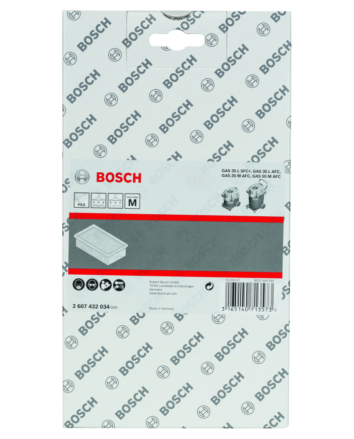 Filtr GAS35/55 PES poliestrowy 2607432034