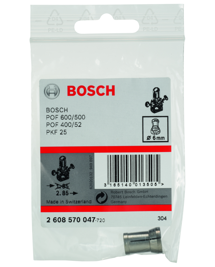 Tulejka zaciskowa 6mm