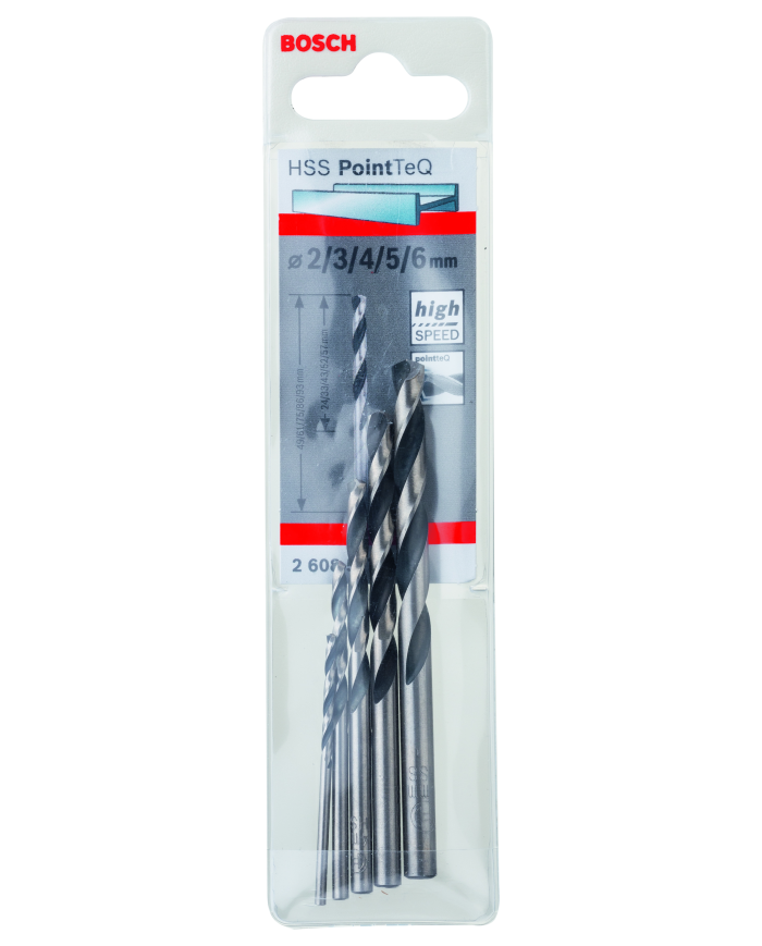 WIERT. HSS POINTTEQ 5PCS SET