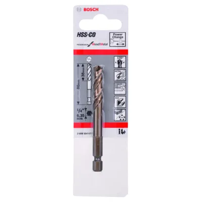 Wiertło centrujące BOSCH HSS-Co 80 9,5 mm | ParkNarzedzi