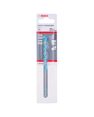 Wiertła wielozadaniowe CYL-9 8x80x120 mm, d 7,2 mm