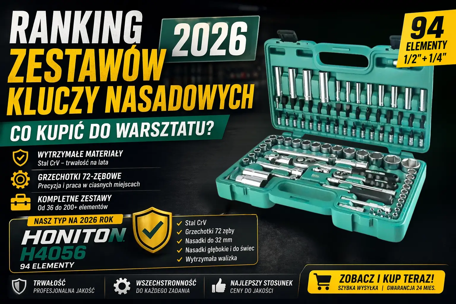 Zestaw kluczy nasadowych