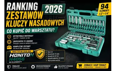 Ranking zestawów kluczy nasadowych 2026 – co kupić do warsztatu